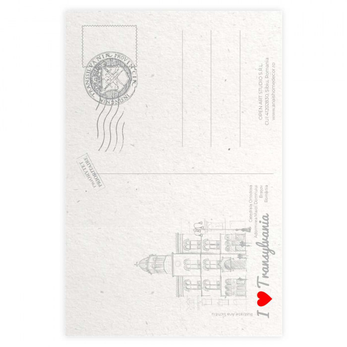 Carte postala  Catedrala Ortodoxa Brasov [2]
