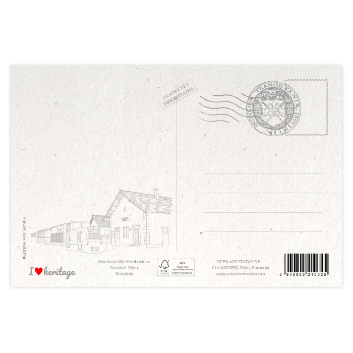Carte postala Mocanita Vaii Hartibaciului, Sibiu [2]