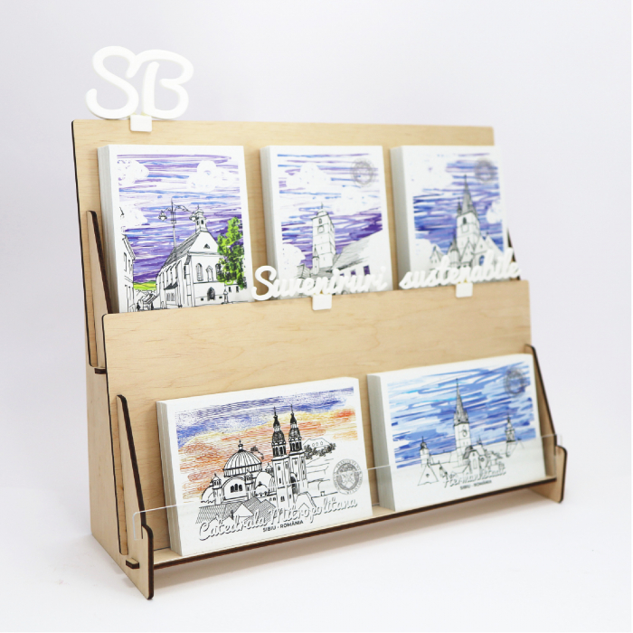 Carte postala Silueta Oras Sibiu [6]