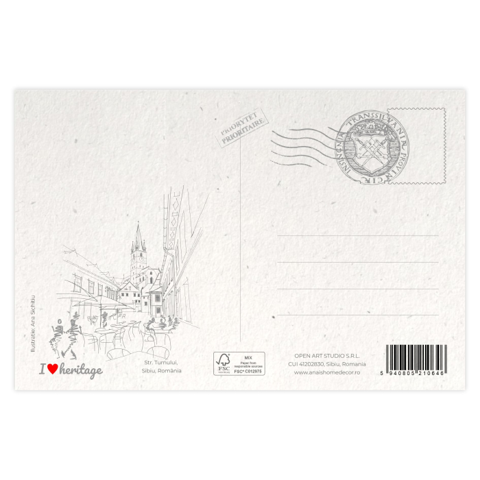 Carte postala Str. Trunului, Sibiu [2]