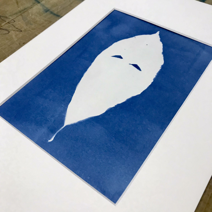 Cyanotype art, No Face [2]