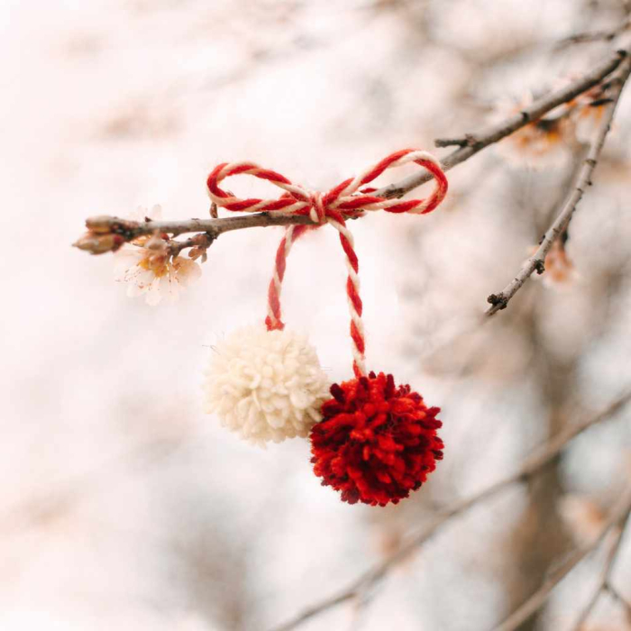 Mărțișor Ciucurei, lână românească [3]