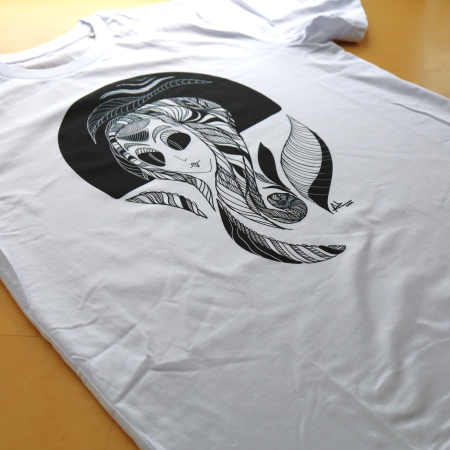 Black Widow, Illustrated T-shirt [2]
