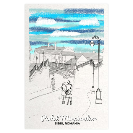 Carti Postale Sibiu - Carte postala Podul Minciunilor, Sibiu