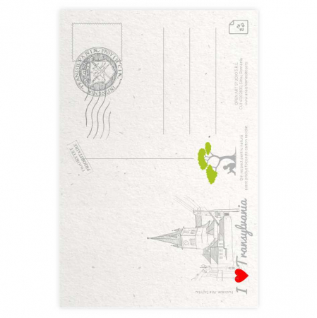 Carte postala Cisnadie, Sibiu, Biserica fortificata [1]