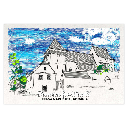 Carti Postale Sibiu - Carte postala Copsa Mare, Sibiu, suvenir Transilvania