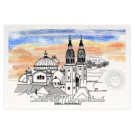Carti Postale Sibiu - Catedrala Mitropolitana, Sibiu, suvenir Transilvania