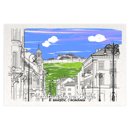 Carti Postale Brasov - Carte postala  Cetățuia de pe Strajă