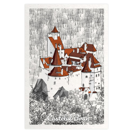Carti Postale Brasov - Carte postala  Castelul Bran Brasov