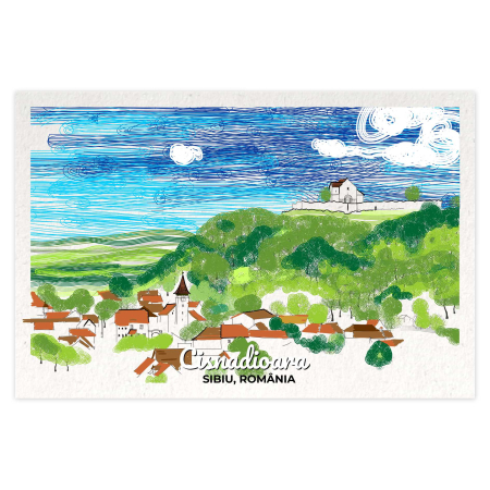 Carti Postale Sibiu - Carte postala Cisnadioara, Sibiu, suvenir Transilvania