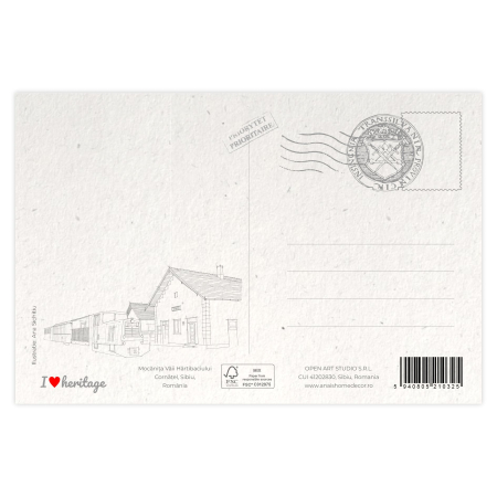 Carte postala Mocanita Vaii Hartibaciului, Sibiu [1]