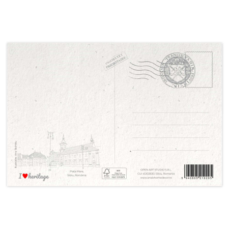 Carte postala Piata Mare, Sibiu, [1]