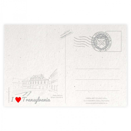 Carte postala Piata Sfatului Brasov [1]