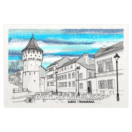 Carti Postale Sibiu - Carte postala Bastionul Dulgherilor, Sibiu