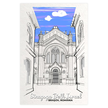 Carti Postale Brasov - Carte postală, Sinagoga Beth Israel, Brașov