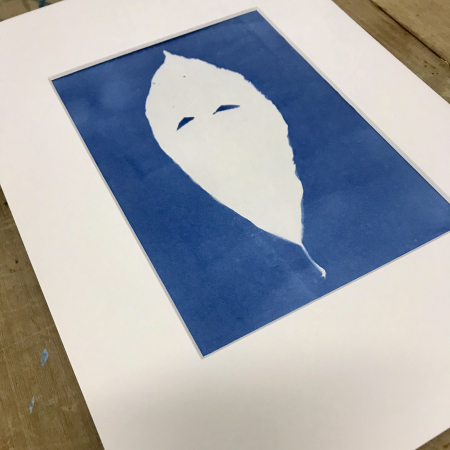 Cyanotype art, No Face [2]