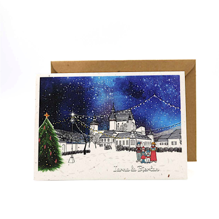 Felicitare de Craciun, Biertan, Sibiu [1]