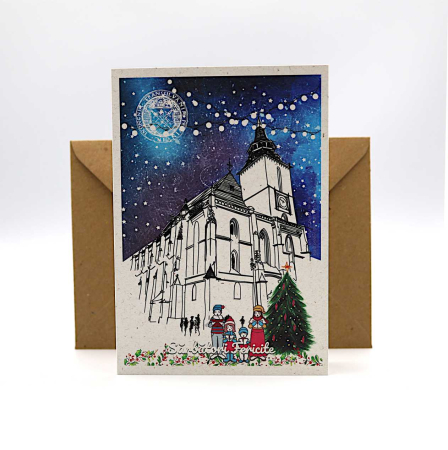 Felicitare de Craciun, Brasov, Biserica Neagra [1]