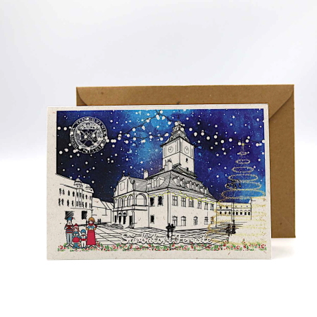 Felicitare de Craciun, Brasov, Casa Sfatului [1]