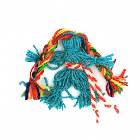 Martisoare din lana  romaneasca - martisor traditional