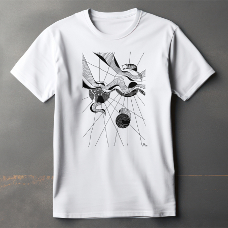 ART Corner - Over the Moon | OMMO | Organic Cotton T-Shirt