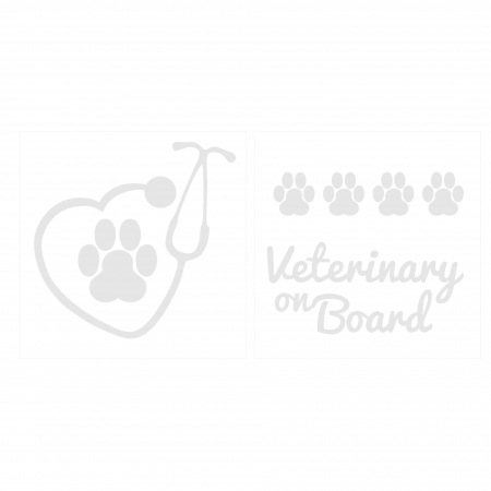 Sticker Auto Veterinary on board [6]