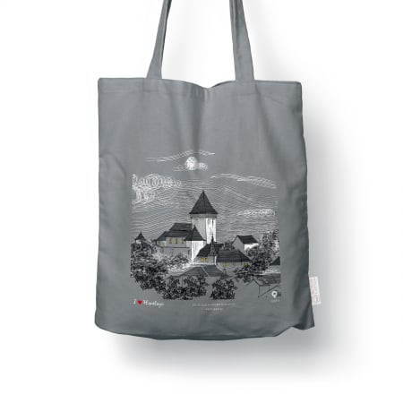 Sacose ilustratie arhitectura - Traistă suvenir din bumbac reciclat | Ilustrație arhitectură | Hosman