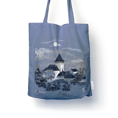 Sacose ilustratie arhitectura - Traistă suvenir din bumbac reciclat | Ilustrație arhitectură | Hosman