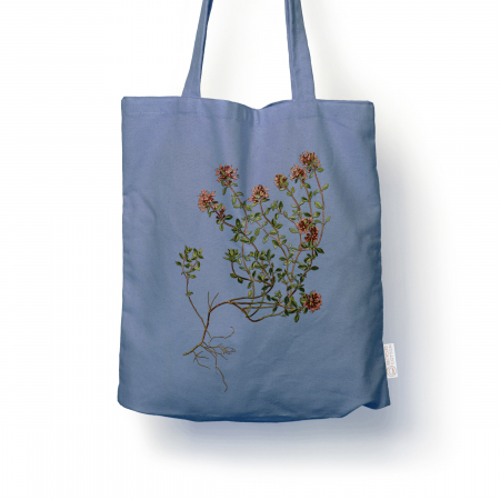 Sacose ilustratie botanica vintage - Sacosa bumbac reciclat | Cimbrisor | Anais