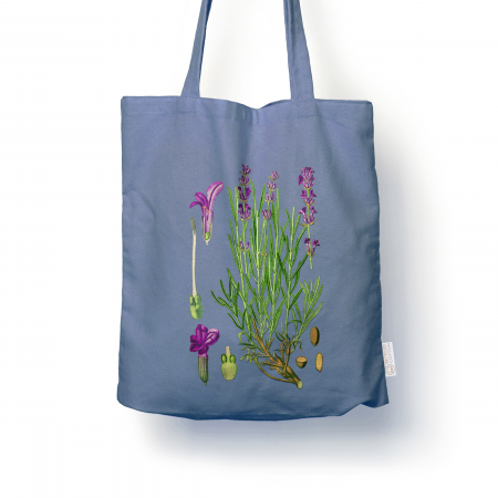 Sacose ilustratie botanica vintage - Sacosa bumbac reciclat | Hamei | Anais