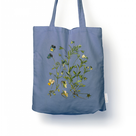 Sacose ilustratie botanica vintage - Sacosa bumbac reciclat | Trei frati patati | Anais