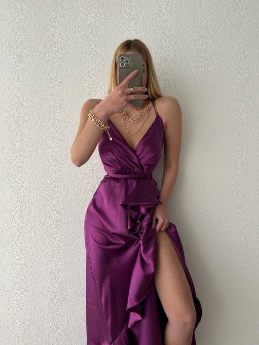 Rochie de seara lunga - Purple [1]