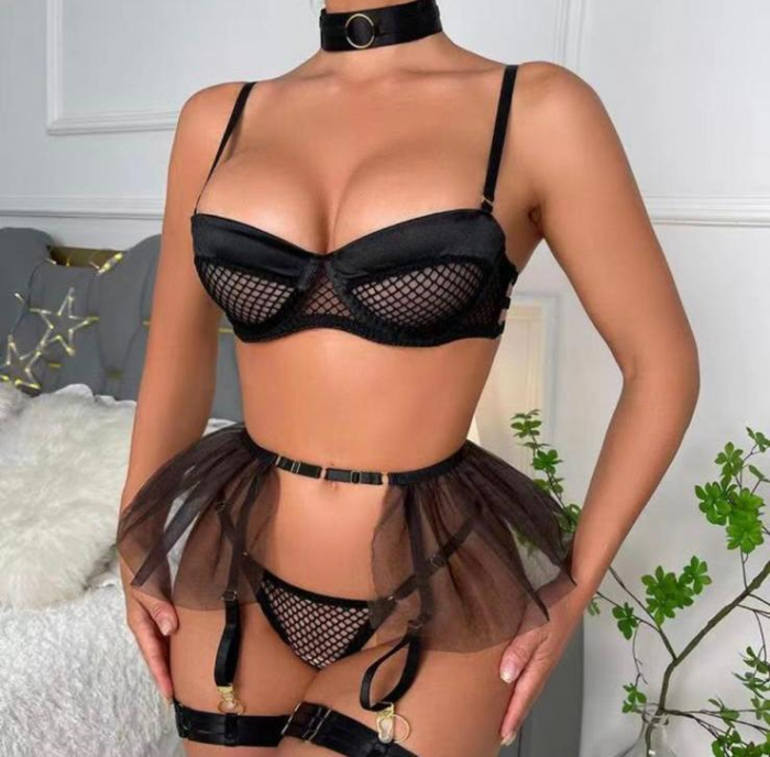 Set Lenjerie Black Temptation - Negru [1]