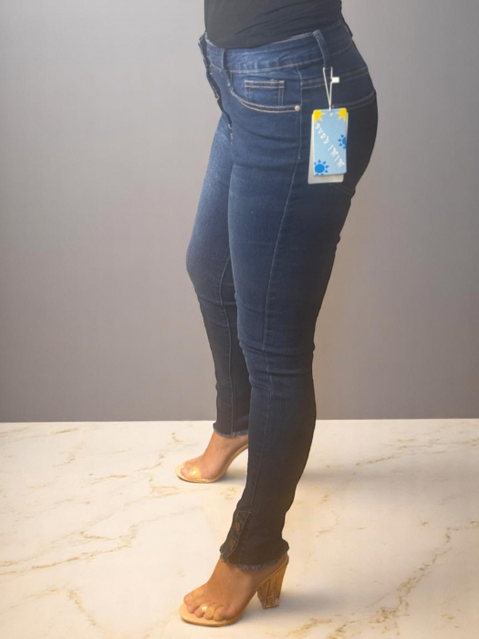 Blugi - Elastici Skinny Albastru [4]