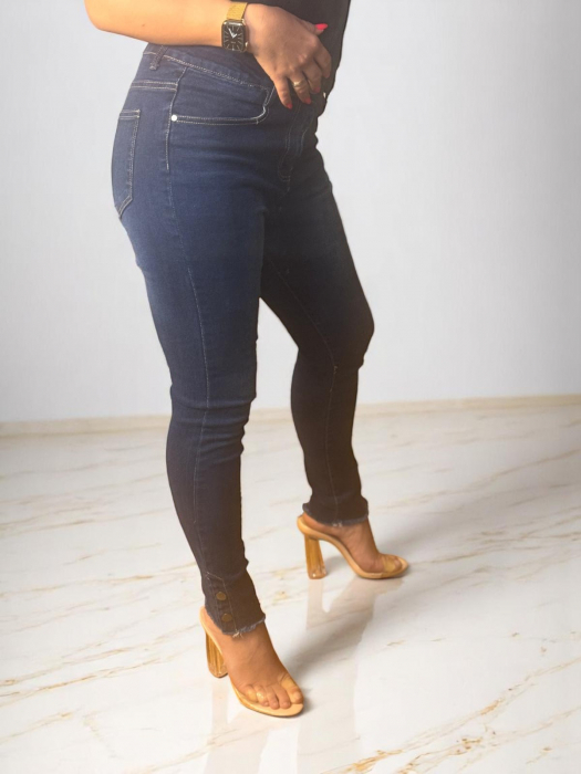 Blugi - Elastici Skinny Albastru [5]