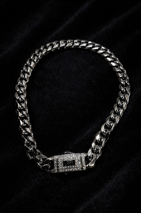 Brățară -  Black Titanium Cuban [2]