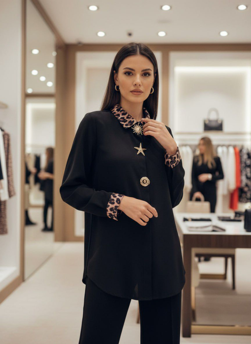 Camasa Celeste Wild Touch - Negru [1]