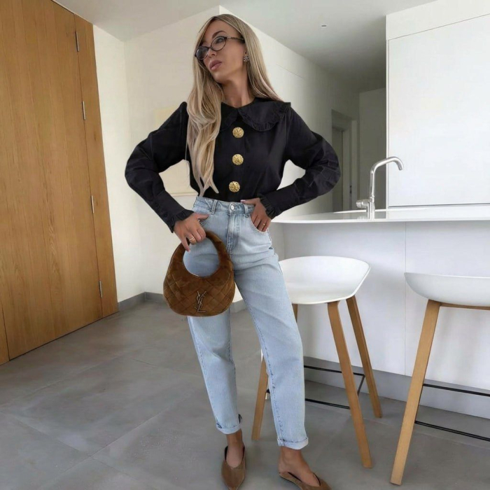 Camasa cu guler decorativ [2]