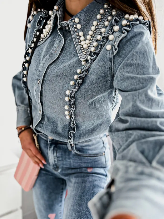Cămașă Pearl Denim Dream - Albastru [3]