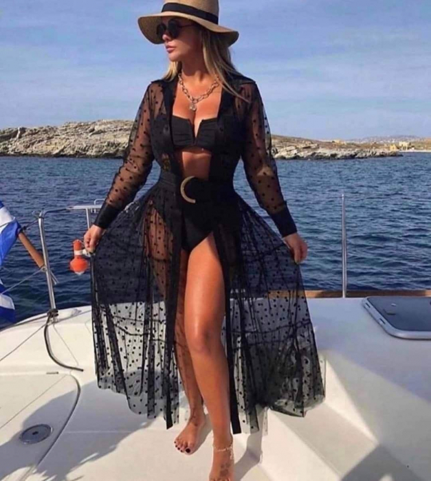 Cardigan Negru BEACH [3]