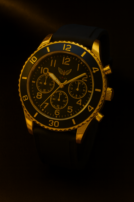 Ceas Barbatesc Premium - Black & Gold Sport Edition [1]