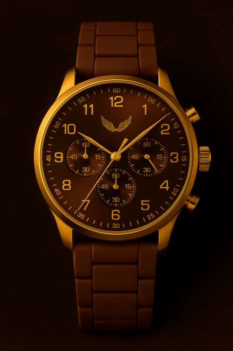 Ceas Barbatesc Premium - Brown & Gold Edition [1]