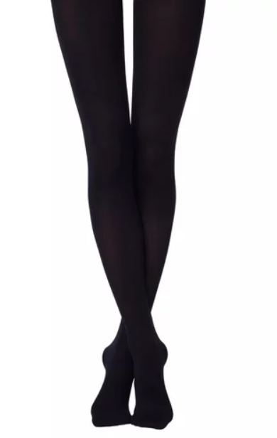 Colanti tip dres lycra lucios - Negru, 220D [3]