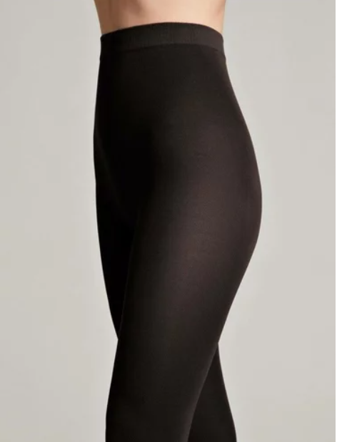 Colanti tip dres lycra lucios - Negru, 220D [2]
