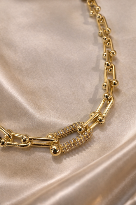 Colier - Gold Infinity Lock [2]