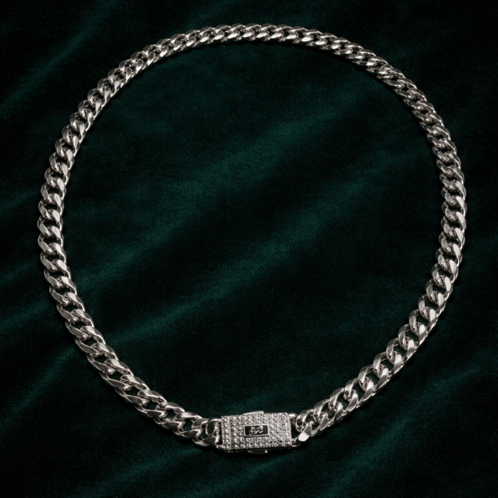 Colier - Silver Prestige Cuban [2]