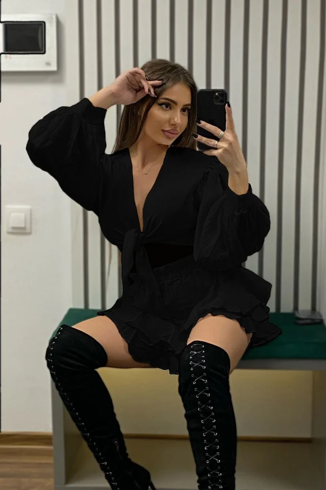 Compleu Salma - Negru [2]