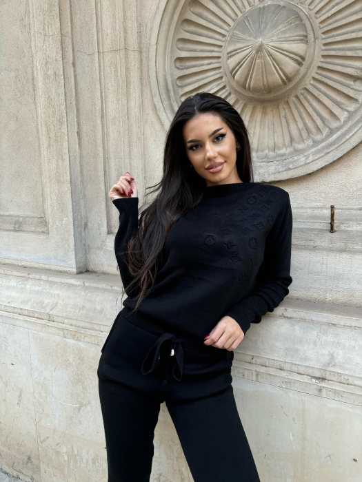 Compleu tricot Anisia - Negru [3]