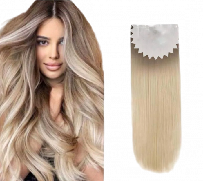 Extensii Par PREMIUM - Clips On BLOND PERLAT ULTRA DESCHIS [2]