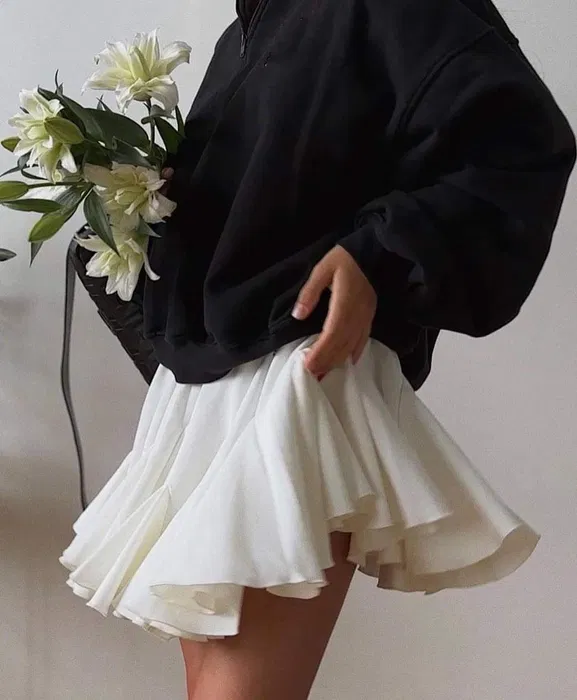 Fusta Daisy - Alb [1]
